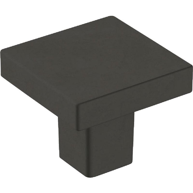 Amerock Monument BP36905FB Cabinet Knob, 1 in Projection, Zinc, Matte Black