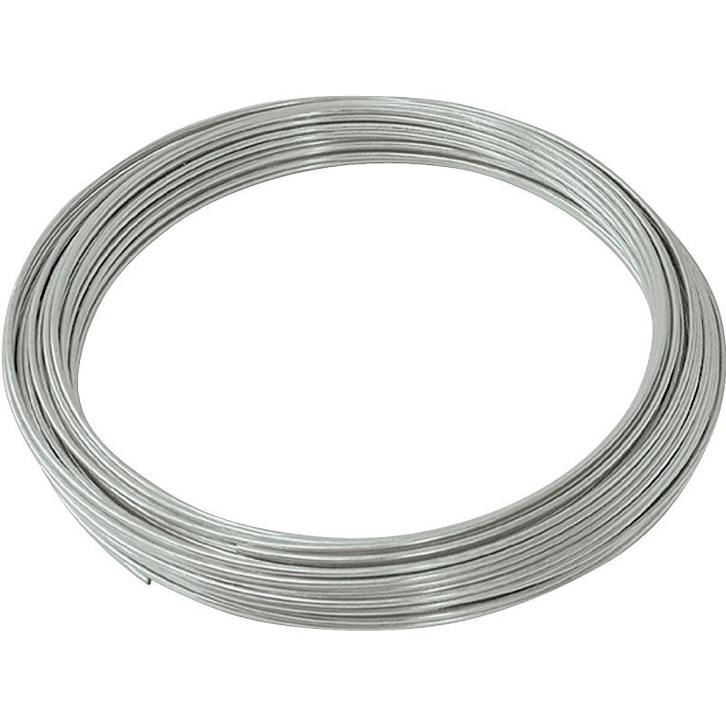 Hillman 50141 Utility Wire, 100 ft L, 12, Galvanized Steel