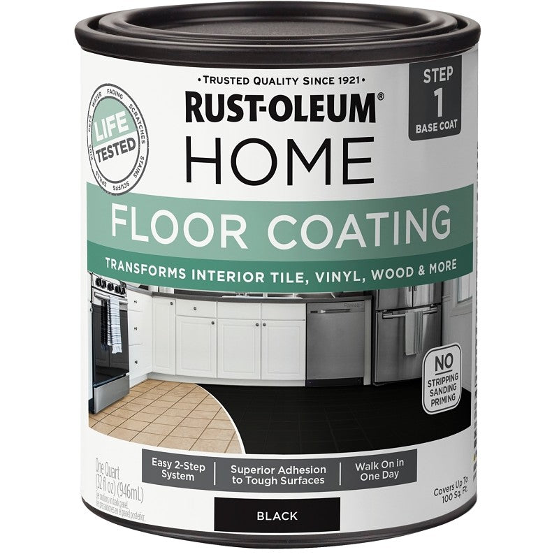 Rust-Oleum Home 365930 Premix Base Coating, Black, 1 qt