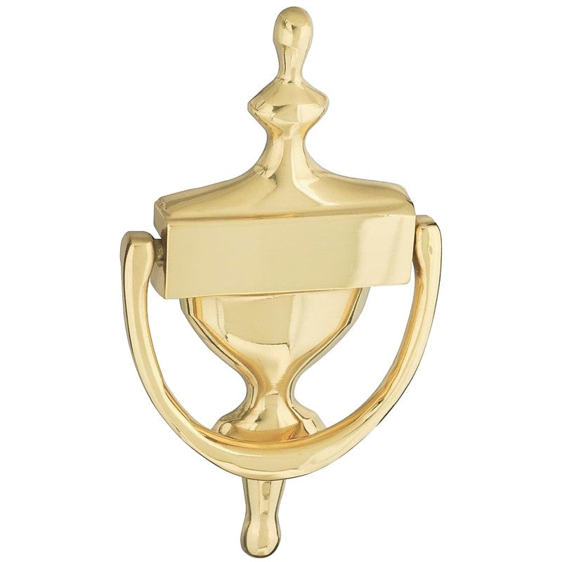 National Hardware N336-216 Door Knocker, Brass