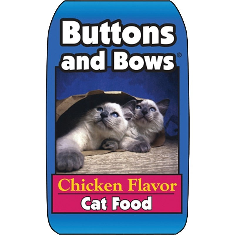 Buttons and Bows 10019 Cat Food, Chicken Flavor, 40 lb Bag