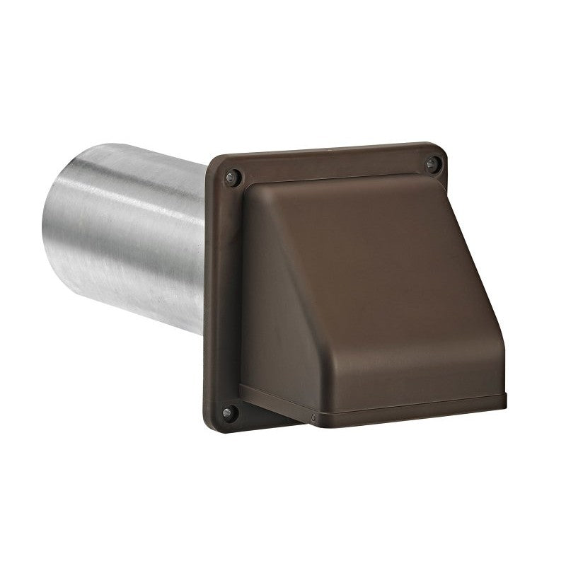 Lambro 222B Preferred Hood Vent, 5-1/2 in W Hood, 5.69 in H Hood, 3 in Duct, Plastic Hood