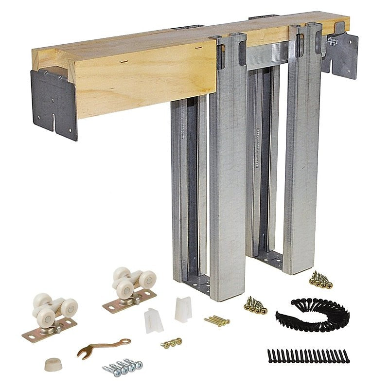 Johnson Hardware 153068PF Universal Pocket Door Frame Kit