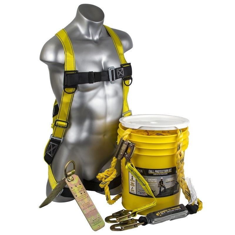 Qualcraft 00815 Bucket of Safe-Tie Kit, Polyester/Polypropylene, Specifications: 300 lb Capacity