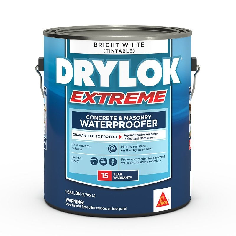 UGL DRYLOK EXTREME Series 28613 Masonry Waterproofer, White, Liquid, 1 gal Pail (Pack of 2)