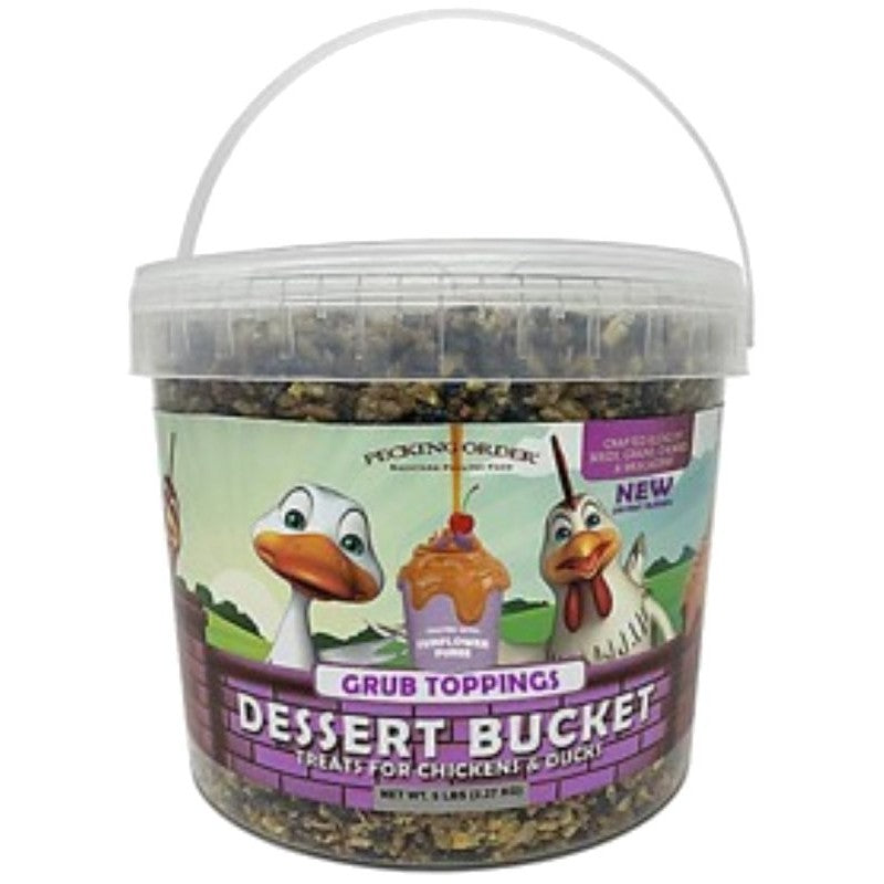 Pecking Order 9708 Dessert Grub Toppings, 5 lb Bucket
