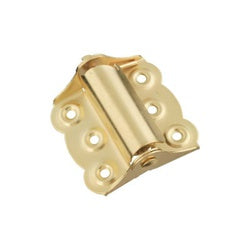 Spring Screen Door Hinges 2-3/4 By 2-13/16 Inch Brass Plated Steel 2 Pack (POS)