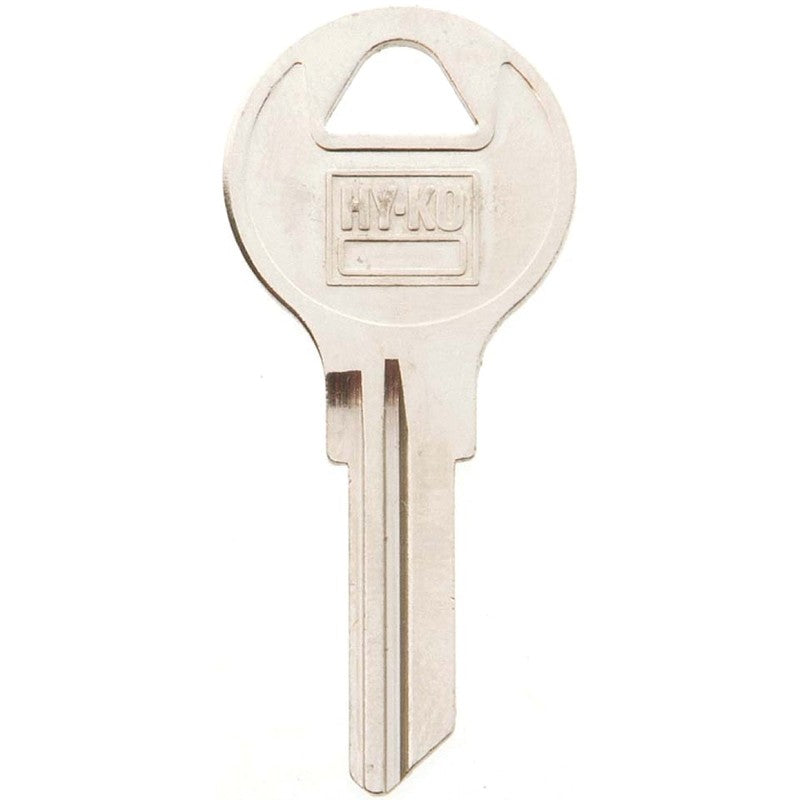 Hy-Ko 11010AP3 Key Blank, Brass, Nickel, For: Chicago Cabinet, House Locks and Padlocks, AP3 Key Number (Pack of 10)
