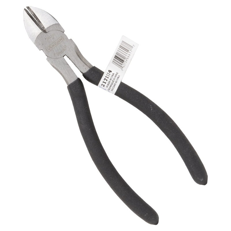 Vulcan PC417-5 Diagonal Cutting Plier, 6 in OAL, 1.2 mm Cutting Capacity, 1.5 in Jaw Opening, Black Handle (Pack of 40)