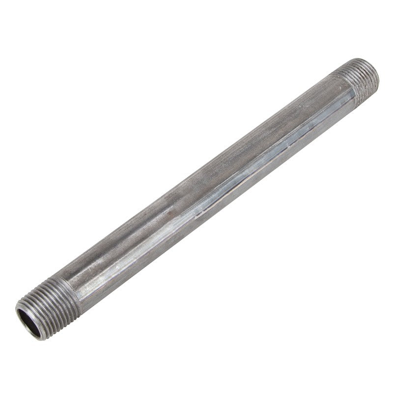 ProSource 1/2X5B Pipe Nipple, 1/2 in, Male, Steel, SCH 40 Schedule, 5 in L