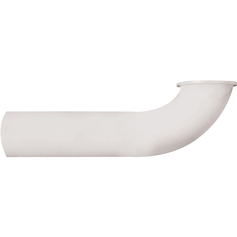 Plumb Pak PP66-15W Wall Tube, 1-1/4 in, 7 in L, Plastic, White