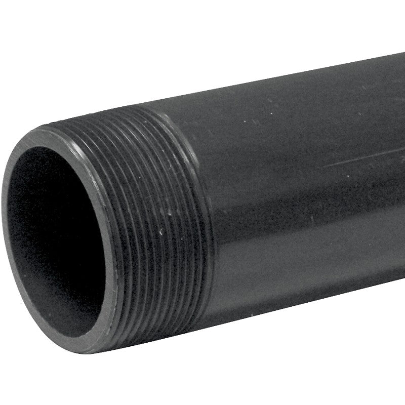 Lasco 220080BC Pipe Nipple, 2 in, PVC, SCH 80 Schedule, 8 in L