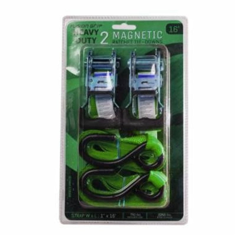 Fusion Grip FG011602 Ratchet Strap, 1 in W, 16 ft L