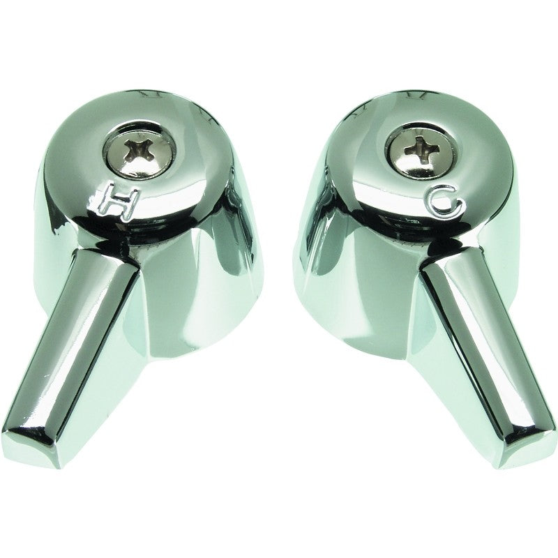 Danco 80401 Faucet Handle, Metal/Zinc, Chrome Plated, For: Central Brass Kitchen and Bathroom Sink Faucets