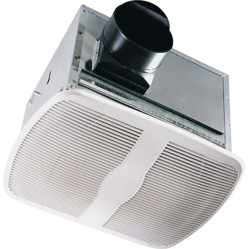 Air King AK80 Exhaust Fan, 9-3/8 in L, 10-7/8 in W, 0.3 A, 120 V, 80 cfm Air, Metal