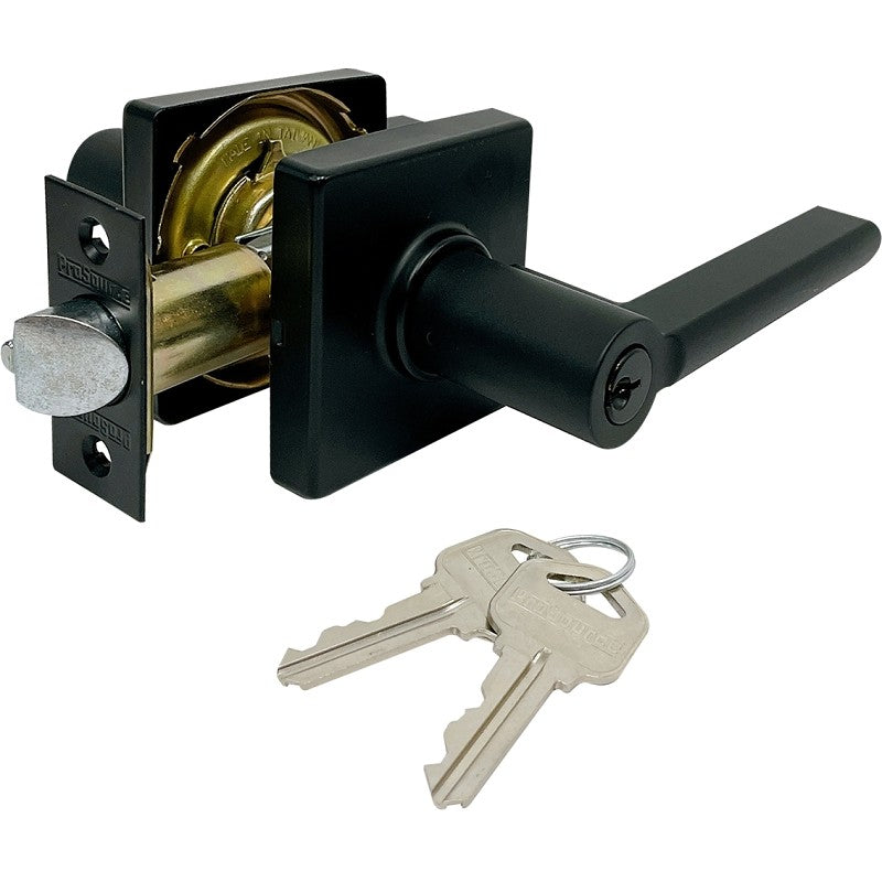 ProSource LS3X900YASR4V24 Entry Lever, Matte Black, Lever Handle, Metal, Commercial, Residential, 3 Grade (Pack of 3)
