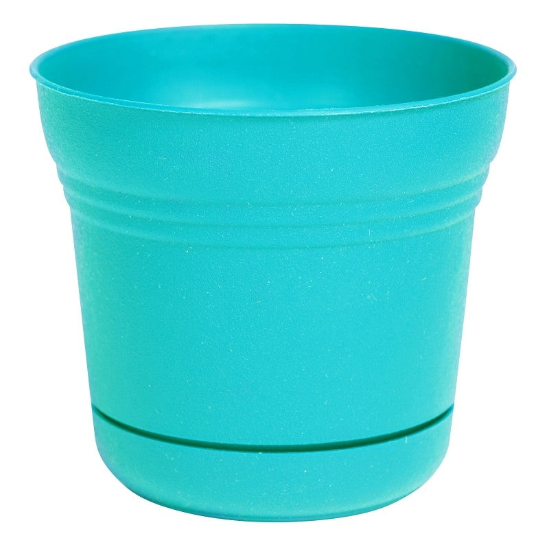 Bloem SP0727 Planter, 6-1/2 in H, 7.3 in W, Bell, Plastic, Calypso, Matte (Pack of 12)