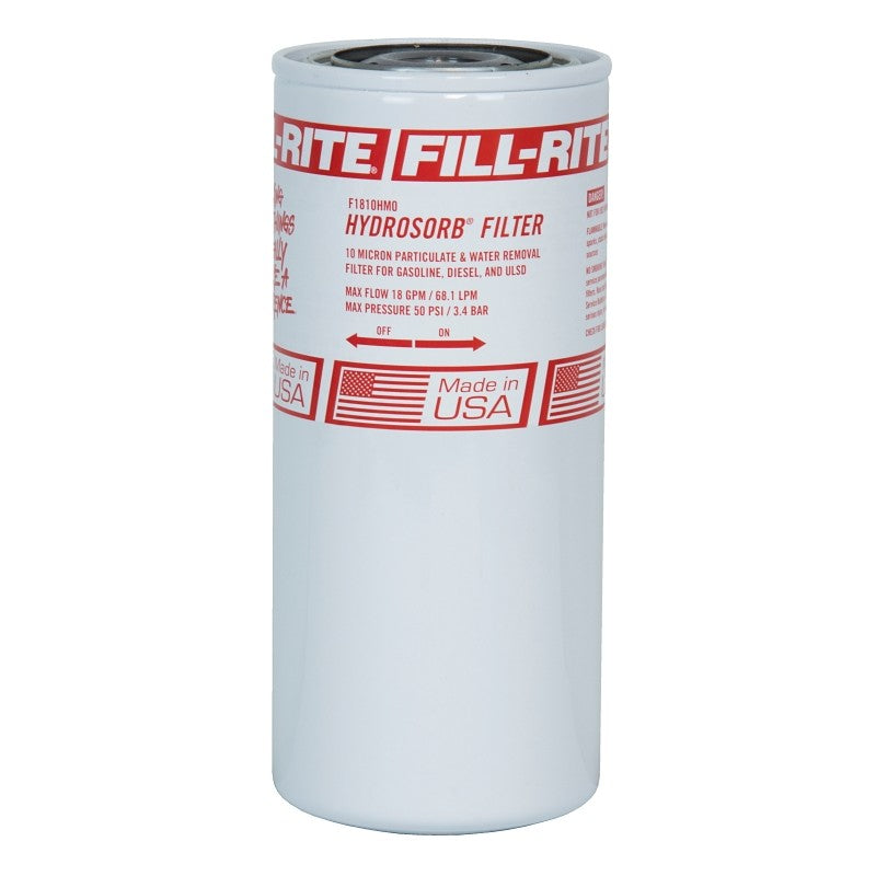 Fill-Rite F1810HM0 Spin-On Filter, Hydrosorb