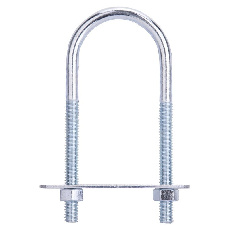ProSource LR365 U-Bolt, 5/16 in Thread, 2-1/2 in L Thread, Steel, Zinc (Pack of 10)