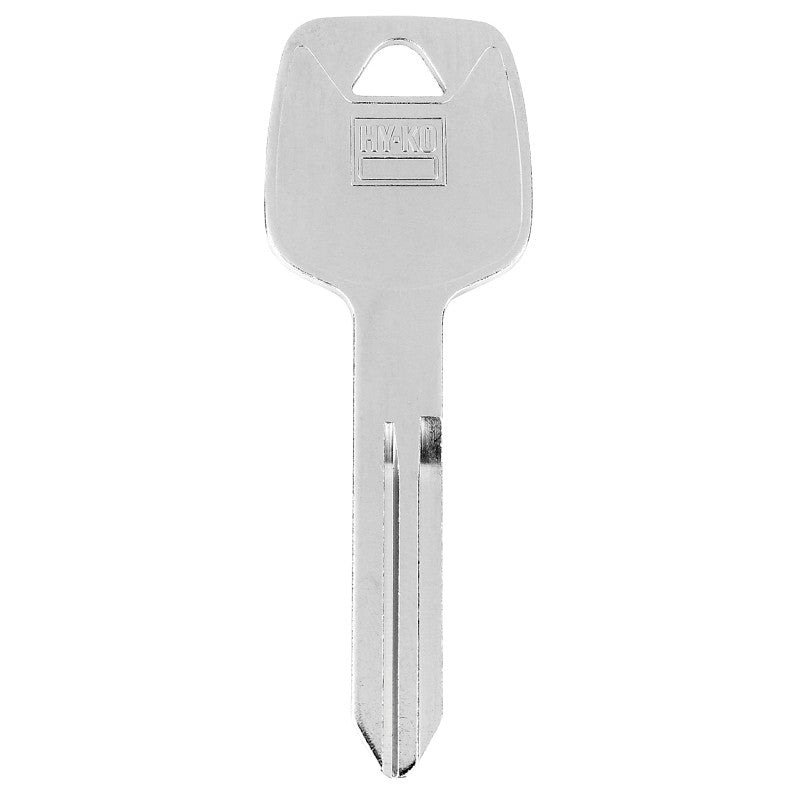 Hy-Ko 11010DA35 Key Blank, Brass, Nickel-Plated, For: Nissan DA35 Vehicle Locks (Pack of 10)