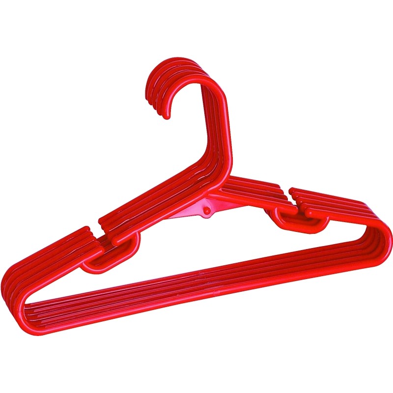Merrick C8850A-CR12 Hanger, Plastic, Blue/Red/White/Yellow (Pack of 12)