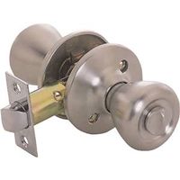 Tulip Style Bed/Bath Privacy Lockset Stainless Steel