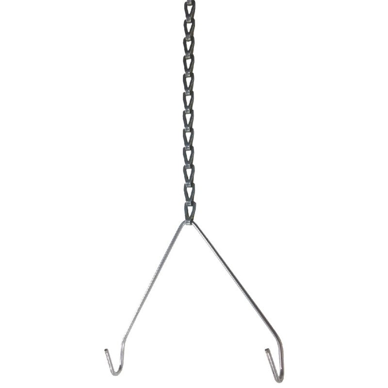 Metalux HBAYC-8-U V-Hangers Chain and S-Hook, Hook Style, Metal, For: Metalux HBL High Bay Fixtures