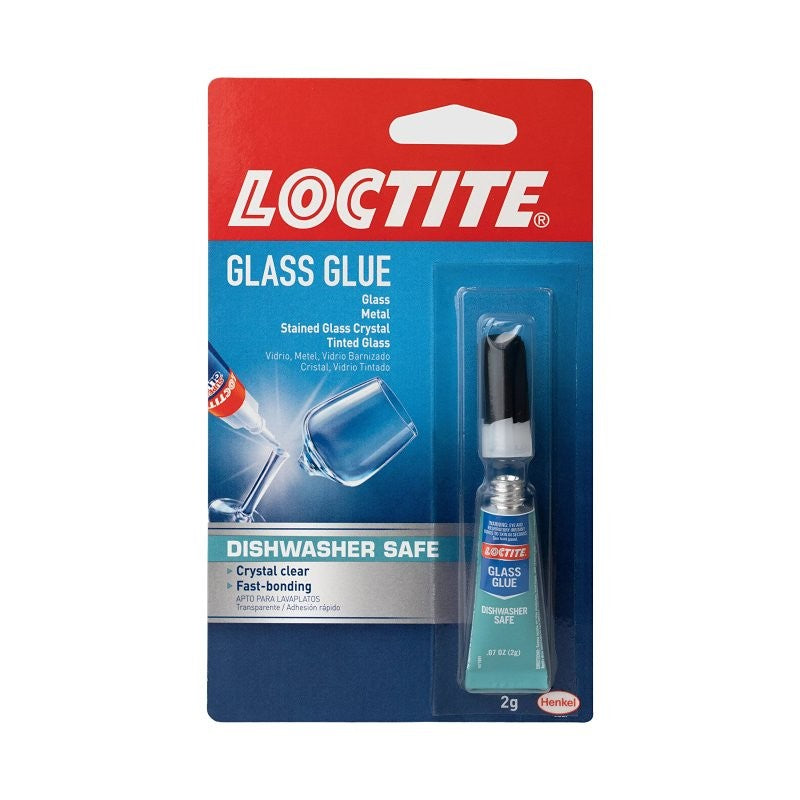 Loctite 233841 Glass Glue, Light Yellow, 2 g Tube
