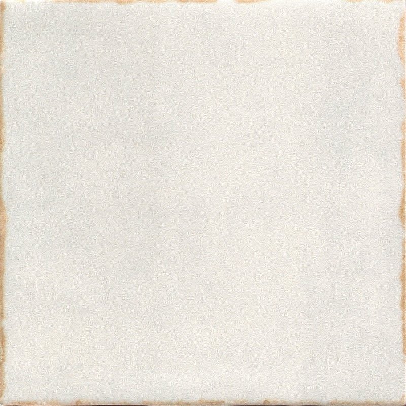 Emser Tile Antigo Series F14ANTIVA0505P Ceramic Tile, 5 in L Tile, 5 in W Tile, Pressed Edge, Square Pattern, Vanilla