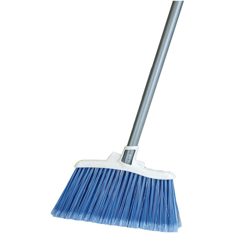 Quickie 750-4 Angle Broom, 12 in Sweep Face, Poly Fiber Bristle (Pack of 4)
