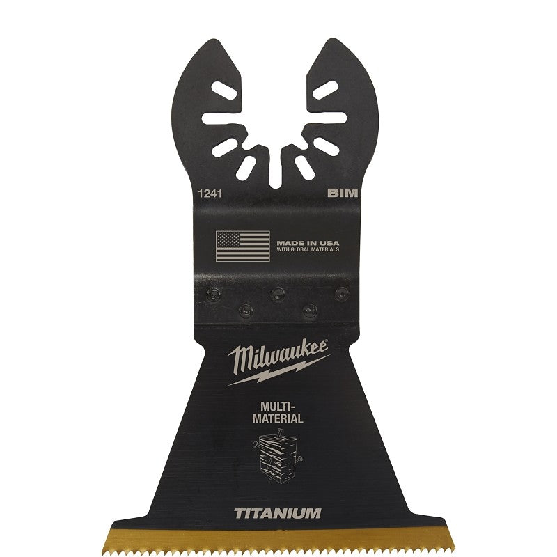 Milwaukee 49-25-1241 Blade, 2-1/2 in, 1-5/8 in D Cutting, HCS/Titanium, 1/PK