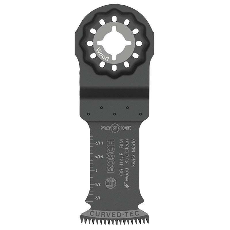 Bosch Starlock OSL114JF Oscillating Blade, 1-1/4 in, For: OIS Compatible Tools, Bosch, Rigid and Others, 1/PK