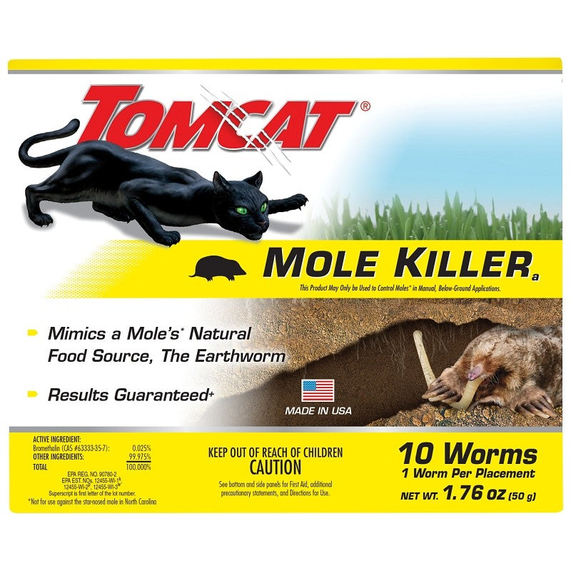 Tomcat 0372310 Mole Killer, Solid, 10 Box