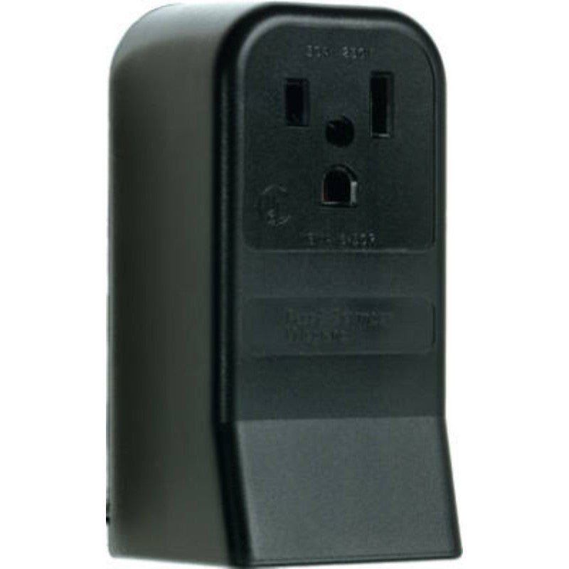 Legrand 3852CC6 Straight Blade Power Outlet Receptacle, 2 -Pole, 250 V, 50 A, NEMA: NEMA 6-50, Black