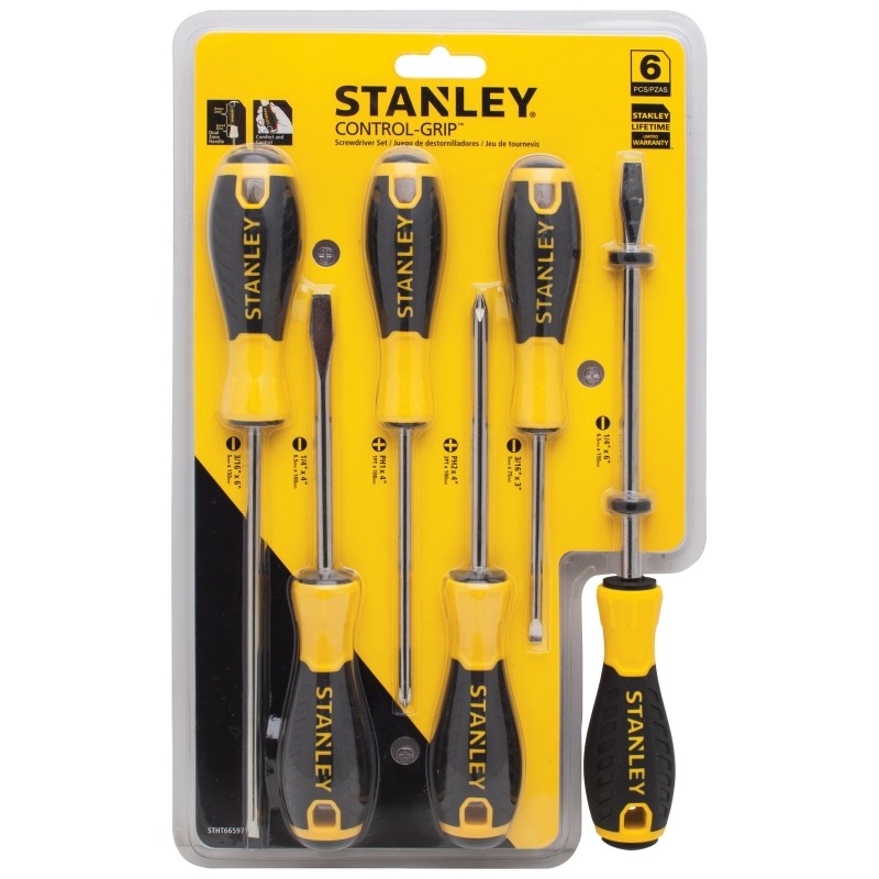 STANLEY STHT66597 Screwdriver Set, 6-Piece