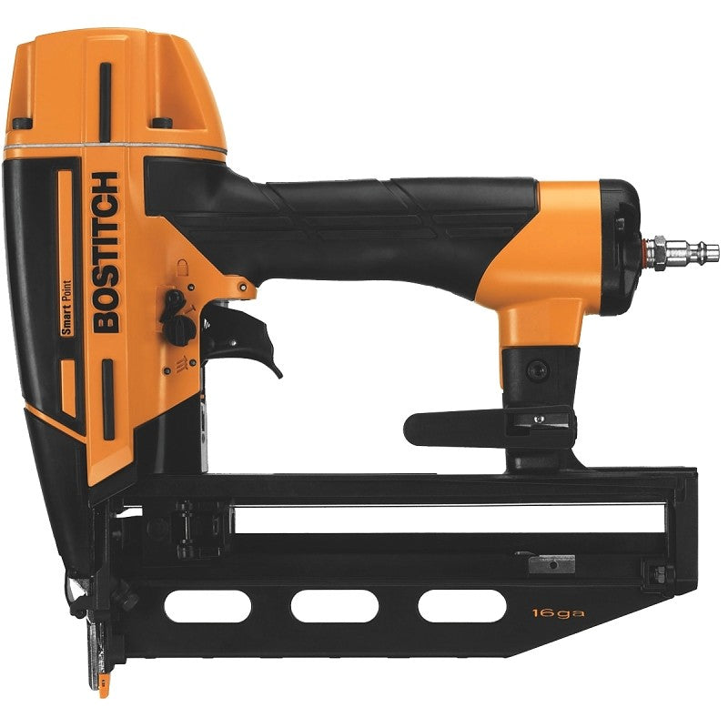Bostitch BTFP71917 Finish Nailer Kit, 12.5 in L x 3.3 in W x 11.3 in H Dimensions, 100 Magazine, Glue Collation