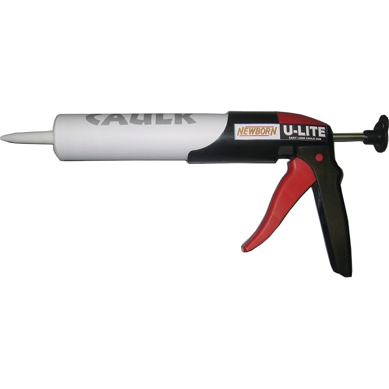 Newborn U-LITE Caulk Gun, 0.1 gal Cartridge, Lightweight