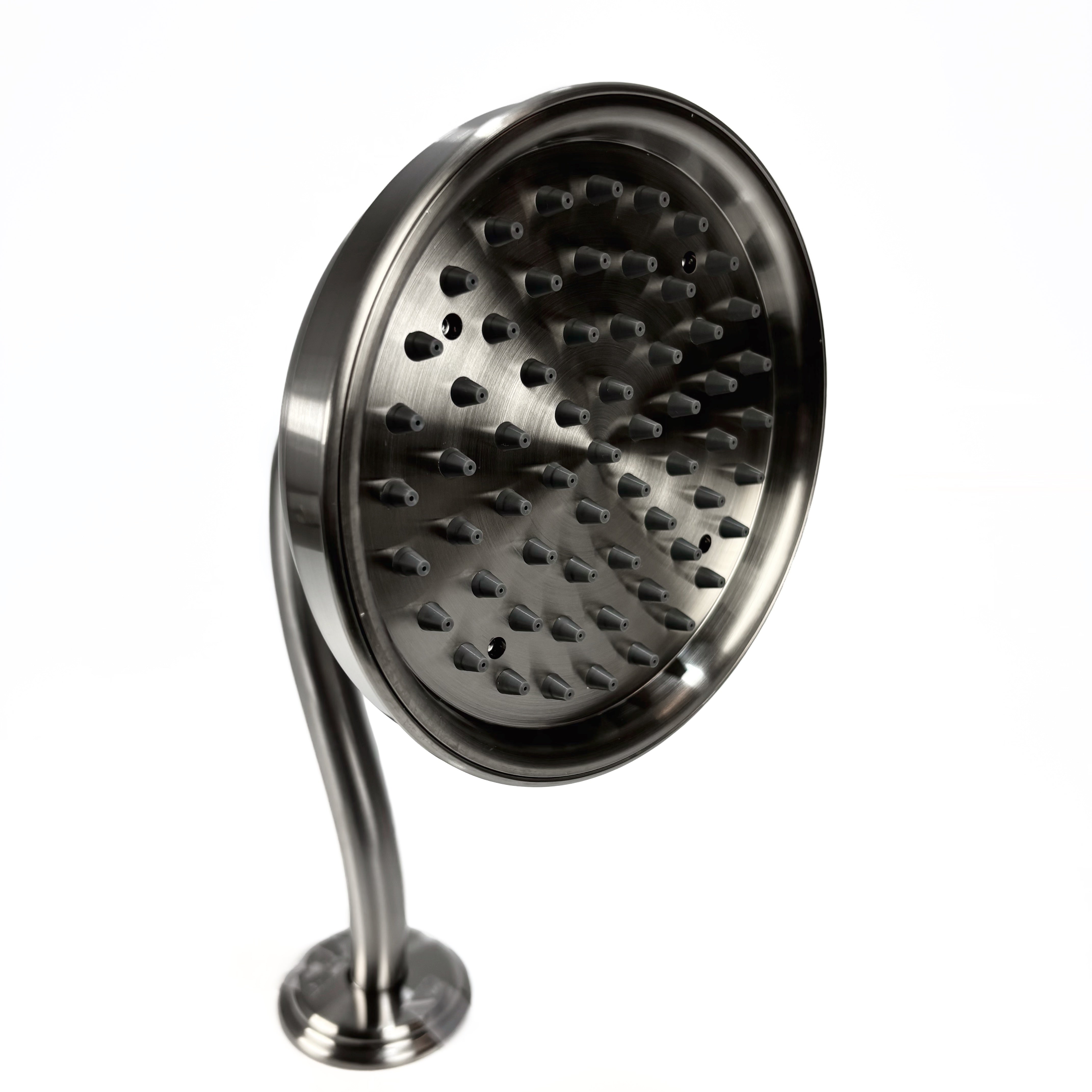 Marielle Raincan Showerhead With Shower Arm and Flange Brush