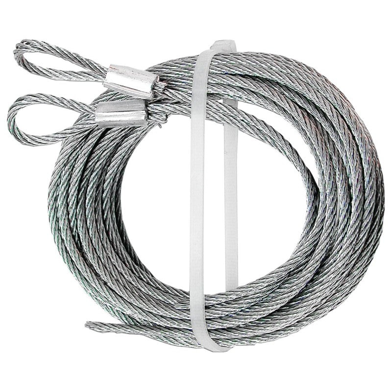 Prime-Line GD 52101 Aircraft Cable, 3/32 in Dia, 12 ft L, Carbon Steel, Galvanized