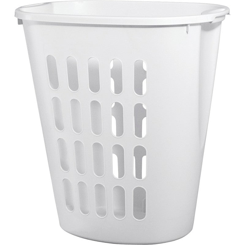 Sterilite 12568006 Open Laundry Hamper, 2.3 bu Capacity, White, 14-3/8 in W, 21-7/8 in H, 21 in D (Pack of 6)