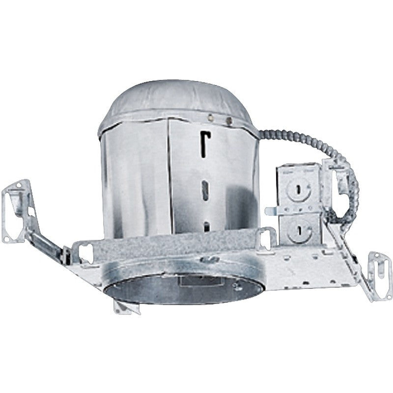 Halo H7ICT Screw Base Housing, 6 in Dia Recessed Can, Aluminum