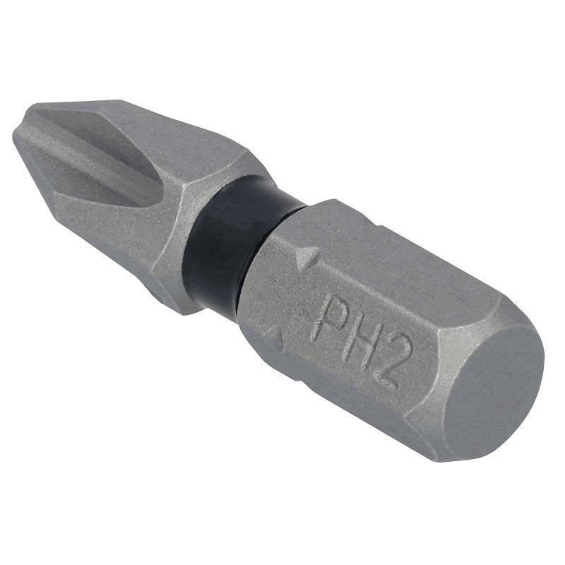 DEWALT TOUGHGRIP DWAF1PH2TG15 Screwdriver Bit, #2 Drive, Phillips Drive, 1/4 in Shank, Hex Shank, 1 in L, Steel