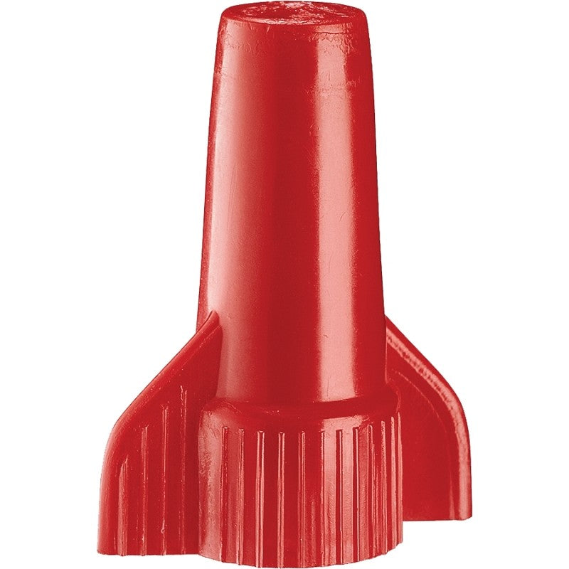 Gardner Bender WingGard 86 10-086 Wire Connector, 22 to 6 AWG Wire, Steel Contact, Red, 100/BX