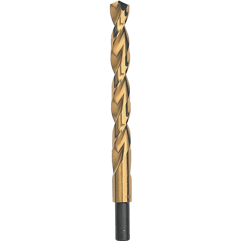 DEWALT DW1316 Jobber Drill Bit, 1/4 in Dia, 4 in OAL, Parabolic Flute, 1/4 in Dia Shank, Straight Shank