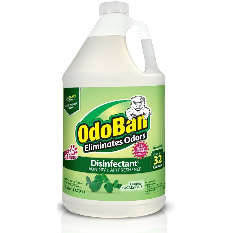 Odoban 911061-G4 Eliminator and Disinfectant, 1 gal Bottle, Eucalyptus (Pack of 4)