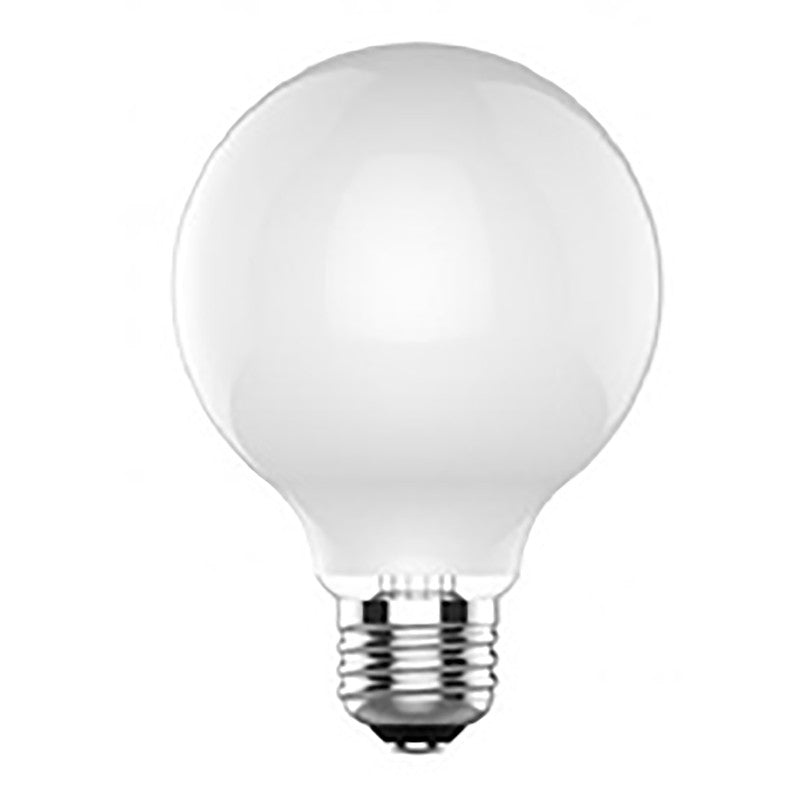 GE Industrial Solutions 28357 LED Bulb, Globe, 350 Lumens, 4.5 W, G25 Lamp, 40 W Equivalent, E26 Lamp Base, Dimmable