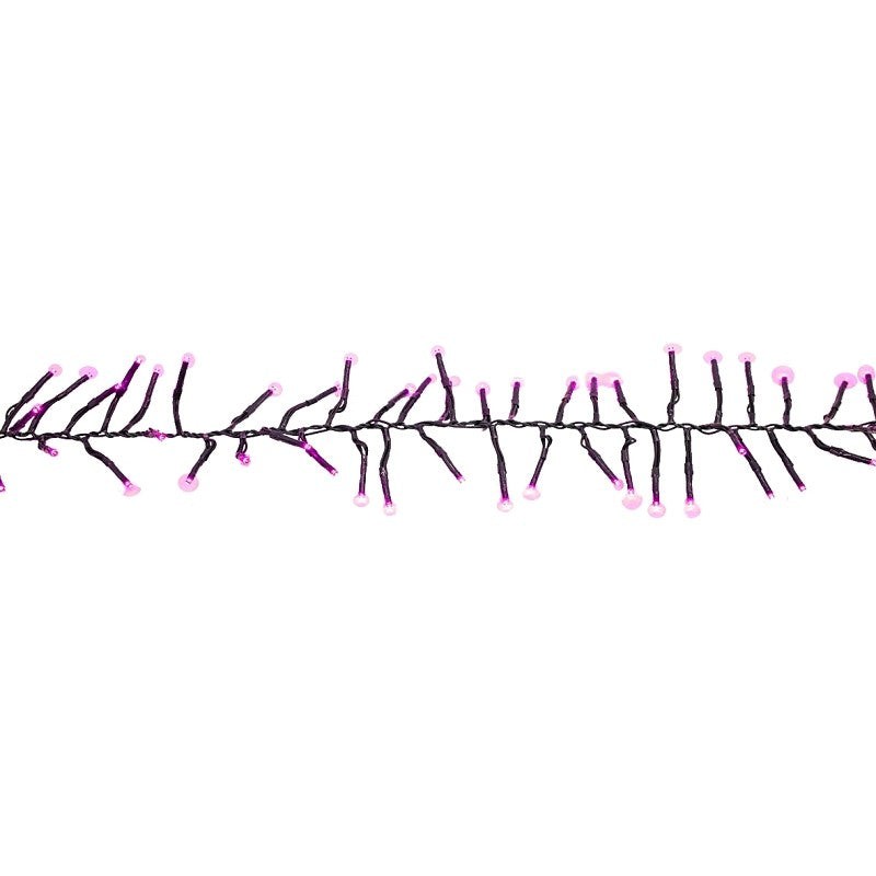 Hometown Holidays 03713 Twinkling Lights, Cluster, LED, Pink