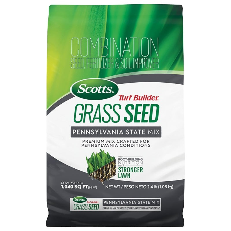 Scotts Turf Builder 18399 Grass Seed, 2.4 lb Bag