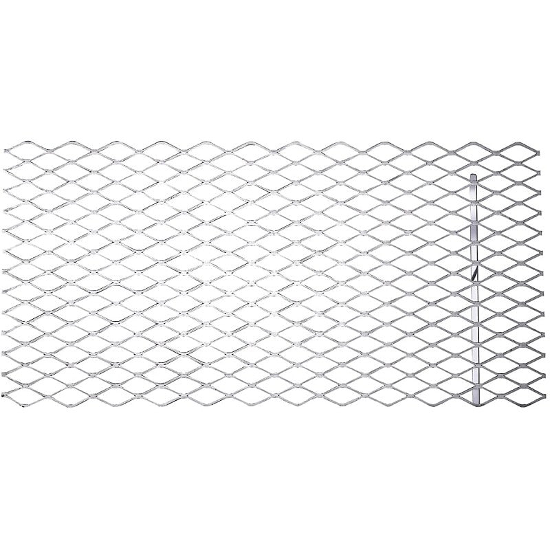 National Hardware 4075BC Series N215-798 Expanded Grid Sheet, 13 ga Thick Material, 12 in W, 24 in L, Steel, Plain (Pack of 3)