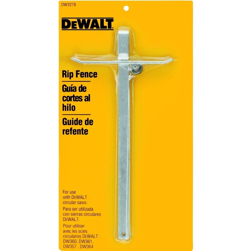 DEWALT DW3278 Rip Fence, 12-1/2 in L, 5-3/8 in W, Steel